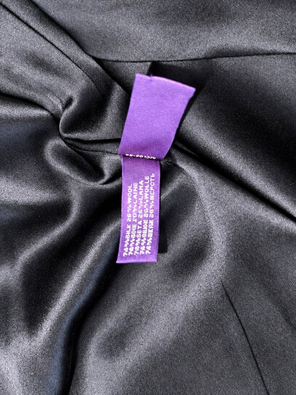 Ralph Lauren Collection Purple Label Black Satin Halter Dress - Picture 9 of 10
